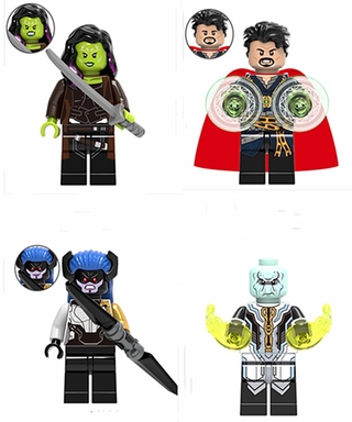 Avengers Minifigures Doctor Strange Gamora Marvel Building Blocks Kids Toys