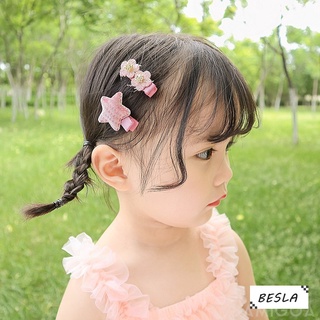 Korea Cute Baby Hairpin Infant Little Baby Headdress Princess Bow Side Clip Hair Accessories Besla