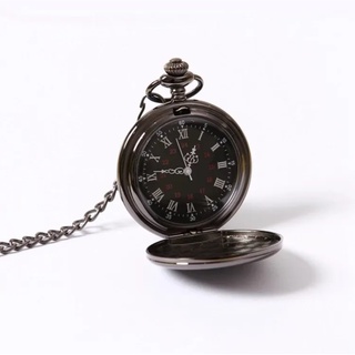 Reloj De Bolsillo Elegante Clásico Alta Calidad Metal Cadena (7)