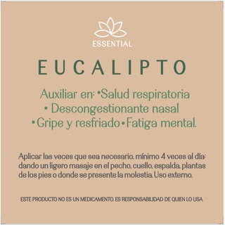 Aceite esencial de Eucalipto en roll on Essential grado terapeutico puro aromaterapia 10 ml (3)