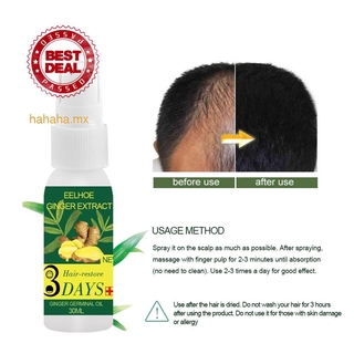 New Unisex Ginger Hair Nutrient Solution Hair Care Essential Oil N5H6