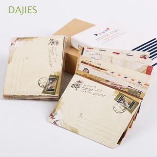 DAJIES Suministros escolares Sobre de papel Kraft Papelería Vintage Sobre Estilo europeo Scrapbooking Mini Por carta Para tarjeta Regalo Sobre de billetera