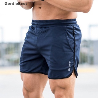 [gentlebest] pantalones cortos de verano de los hombres corriendo deportes fitness pantalones cortos de secado rápido gimnasio slim shorts [gentlebest]