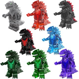 Bloques De La Suerte Godzilla Construcción Lego Minifigura Monstruo Muñeca Modelo Juguetes Educativos Para Niños