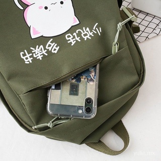 YL🔥Stock listo🔥A.T.A Nueva mochila escolar para niñas de escuela primaria, mochila de estilo universitario, mochila versátil de gran capacida (8)