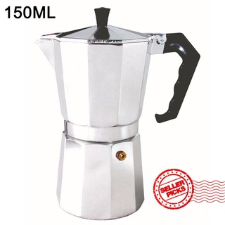 Cafetera olla de aluminio Mocha Espresso percolador herramientas libre olla café aire de estufa Y5I1