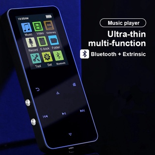 NUMEROUS_MX Nuevo Reproductor De Música MP3 MP4 De Metal Táctil De 1.8 Pulgadas Bluetooth 4.2 Soporta Tarjeta , Con Despertador FM Podómetro e-Book Altavoz Incorporado (5)