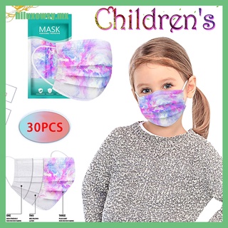 mascarilla facial desechable para niños, transpirable, 3 capas, 30 unidades (hiluxewsy.mx)