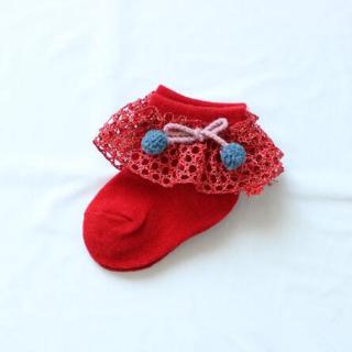 bebé bebé bowknot calcetines de encaje niña calcetines lindo pompom recién nacido tobillo calcetines niños (3)