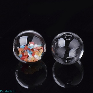 Pandahall 3 ~ 10 piezas hecha a mano de cristal soplado globo redondo transparente x mm agujero: 2~ mm / 18 ~ x ~ 18 mm agujero: 1~2 mm / 12 ~ x11~ mm agujero: ~ mm