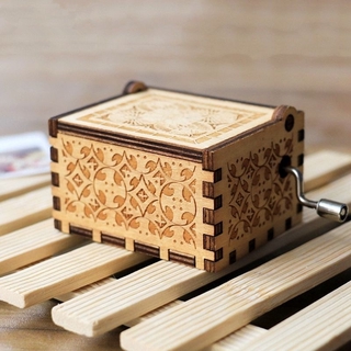 Caja De Música De madera grabada regalo Especial para niños (6)