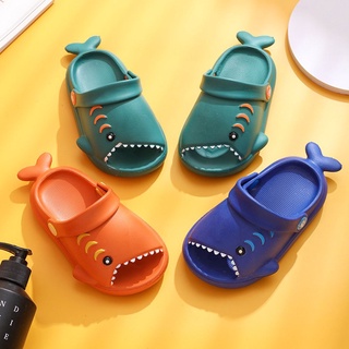 BENDEN Unisex Cartoon Shoes Cute Boys Shark Sandals Beach Slippers Non-Slip Fashion Outdoor Casual Girls Children's/Multicolor (5)