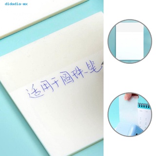 didadia papel pegajoso transparente para escribir papel adhesivo conveniente suministros escolares