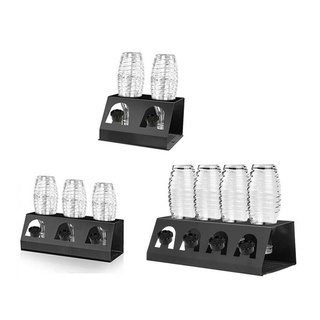 Sunage - soporte para botellas de 3 tamaños, escurridor, estante de drenaje, soporte para goteo para cristal SodaStream (7)
