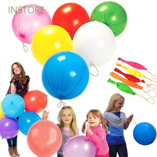 Instore para boda para niños globos elásticos globos fiesta favores Punch globos Neon perforación globos