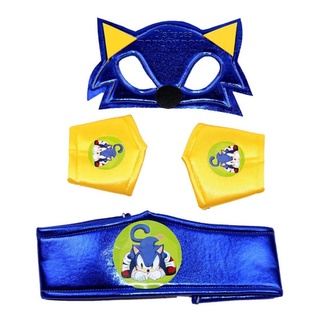 Kit Set Accesorios Para Disfraz De Sonic The Hedgehog Niño (2)