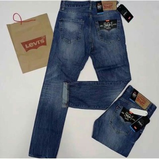 Los últimos pantalones levis501 para hombre slimfit jeans talla 28_34 pueden pagar en su lugar