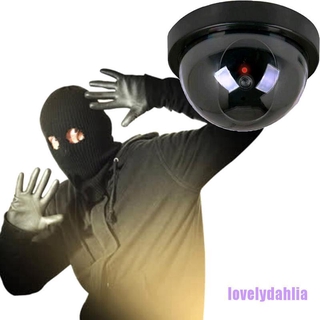 [lovely] 1 pieza falsa vigilancia cctv seguridad domo cámara led luz intermitente modelo