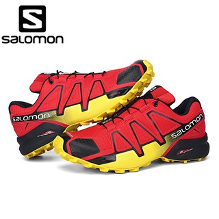 Salomon Solomon Velocidad De 4ta Generación ​ Cross 4 Otoño Nuevos Hombres Transpirable Resistente Al Desgaste Zapatillas De Deporte De Moda Todo-Partido outd