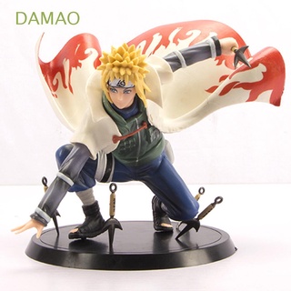 DAMAO Anime De Naruto Naruto Shippuden Estatua Modelo coleccionable Figura de acción Figura de Naruto CLORURO DE POLIVINILO Figuritas Figuras de juguete Namikaze Minato