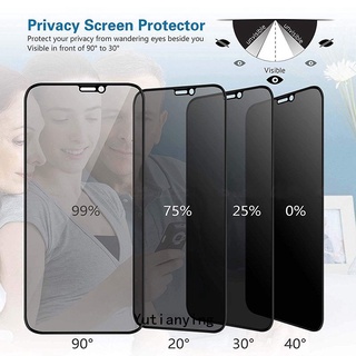 Vidrio Templado Anti Espía iPhone 7 8 6 Plus 12 11 Pro Max XS XR X SE 2020 Protector De Pantalla Pravicy (7)