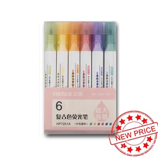 6Pcs Creative Student Stationery Wenxi Jiwushe Double-Headed Pastel Key Candy Drawing Pen Pen Q9Q9