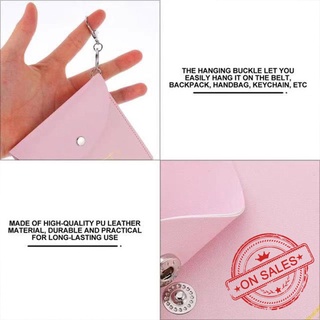 Pink (b) $popular spot mask storage clip environmental protection bag mask Pu mask bag storage D7B3
