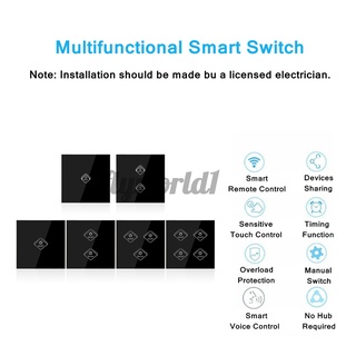 Smart Wall Light Panel De Interruptor Táctil Remoto Para Amazon Alexa Google Home Kit