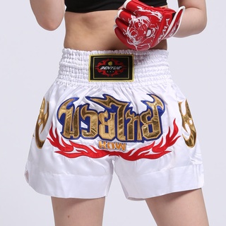 Muay Thai Boxeo Pantalones Cortos De Entrenamiento MMA Lucha Fitness Correr Sueltos Deportivos Sanda Artes Marciales UFC
