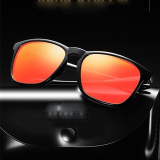 Gafas de sol polarizadas miopía hecha a medida cuadradas de conducción a la moda para hombre, gafas de sol polarizadas con espejo
