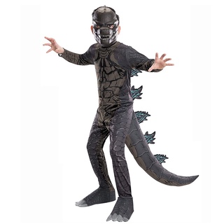 Rey de los monstruos Gojira Cosplay niños fiesta de Halloween dinosaurio Godzilla Cosplay disfraz mono para niños regalos