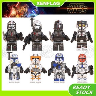 Brinquedo LEGO Star Wars Wrecker Rex Jesse Minifiguras y juguetes de bloques de construcción
