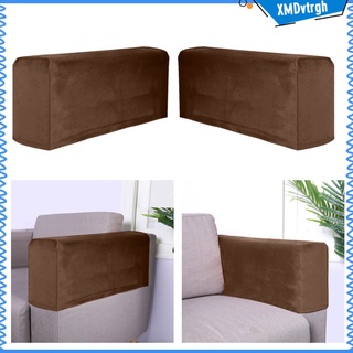 [vtrgh] 1pair Sofa Armrest Cover Thickened Stretchable Sofa Armrest Slipcover Furniture Couch Arm Protector Armchair Cover