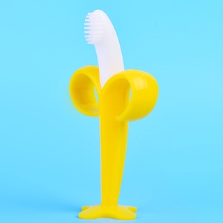 mordedor tridimensional de banana mordedor de bebé/cepillo de dientes de plátano