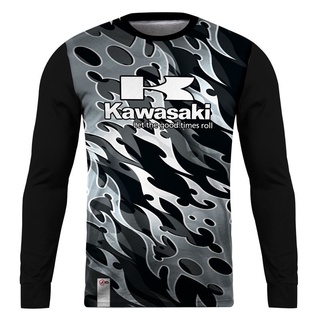kawasaki premium dri-fit black edition hombres jersey de ciclismo 3d talla xxs-6xl