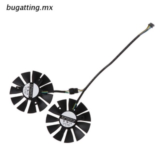 bugatting.mx 75MM PLD08010S12HH 0.35A Cooler Fan For MSI GTX Graphics Video Card Cooling Fan