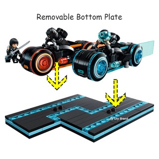 Compatible Lego Lepin Ideas 21314 Disney Película Tron Legado Motor Modelo Ilustrar Bloques De Construcción Rompecabezas Juguetes Ensamblados Regalo Para Niños (6)