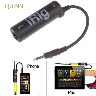 QUINN para teléfono Convertidor I-Rig Efectos móviles Interfaz de audio Convertidores de interfaz de guitarra Adaptador de plataforma Afinador de guitarra Línea de guitarra Accesorios Reemplazo de efectos/Multicolor (1)