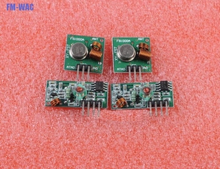 firstmeet-2pcs/2 juegos 433mhz rf transmisor y kit de receptor para arduino