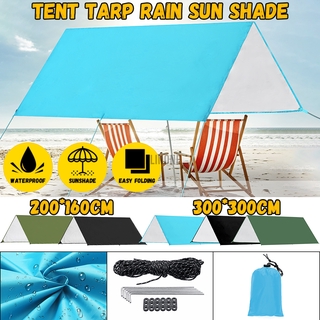 Toldo al aire libre impermeable protector solar playa pérgola sombra tienda