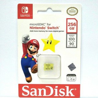 Sandisk microSDXC para Nintendo Switch 256GB - licencia Micro Sd 256 gb