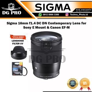 Sigma 16mm f1.4 DC DN lente contemporánea para montaje Sony E - CANON