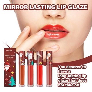 Glaseado de labios de navidad duradero/lápiz labial/lápiz labial/espejo creativo (1)