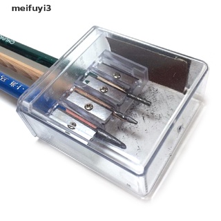 [meifuyi3] sacapuntas multifuncional de 4 agujeros para lápices de carbón, lápices de boceto, dibujo mx567