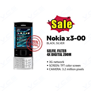 Nokia X3-00 teléfono básico Slider Nokia teléfono música teléfono móvil
