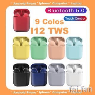 i12 tws Auriculares Inalámbricos bluetooth inpods Reproductor pastel/headphones/airpods/Samsung Xiaomi iPhone