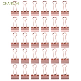 CHANGAN 30pcs New Paper Clip File Office Supplies Binder Clips Mini Book Cat Heart Cactus Stationery High Quality Metal