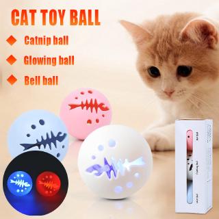 nuevo gato bola juguetes divertido flash luz bola catnip bola campana bola juguete interactivo mascota (1)