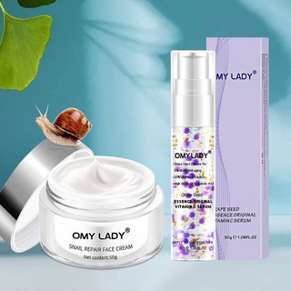 MYSSW Omy LADY Snail Repair Face Cream With Caviar Collagen Sleeping Cream Moisturizing Hydrating Anti-wrinkle Facial care