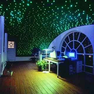 200Pcs brillan en la oscuridad 3D estrellas niño bebé dormitorio hogar pared pegatina DIY decoración (1)
